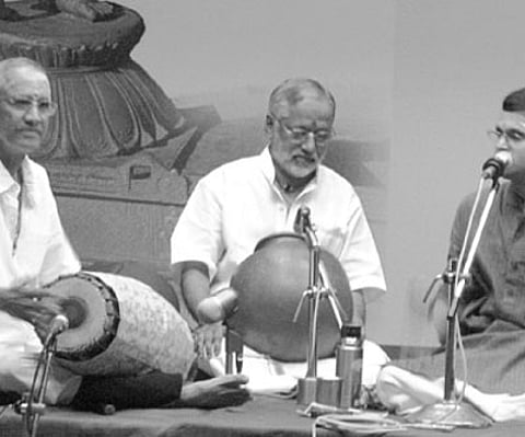 Vasan's fingering on the instrument had the right formula to bring in clarity and aesthetics. ENS