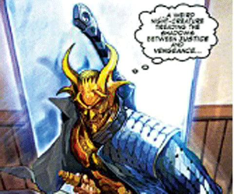 The caped crusader in Hong Kong