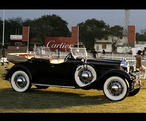 The 1931 Stutz Series M Speedster owned by Diljeet Titus, who will drive Michael Schumacher in his vehicle at the F1 Drivers' Parade (IANS).