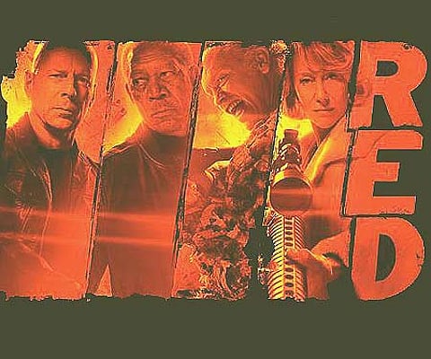 The poster of 'Red'.