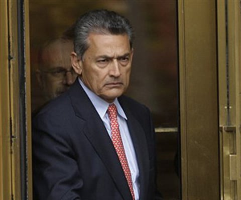 Rajat Gupta leaves federal court, Wednesday, in New York | AP