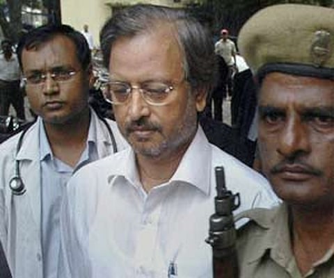 Ramalinga Raju, his brother B. Rama Raju, former Satyam CFO V. Srinivas and three others surrendered before the magistrate. (File photo/PTI)
