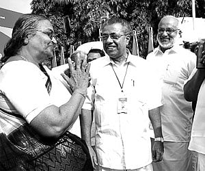 CPM banner fuels protest