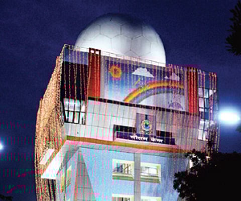 Doppler weather Radar at Meteorological center at Begumpet in Hyderabad (Pic: ENS).