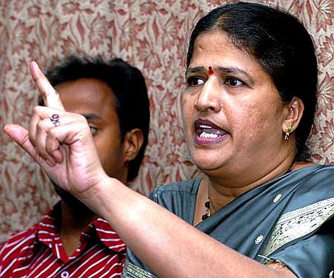 Pratyusha's mother who filed the complaint (Express Photo/File).