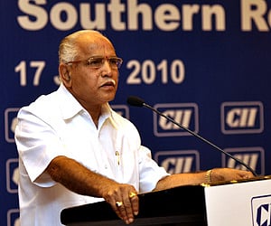 Chief Minister B S Yeddyurappa. EPS