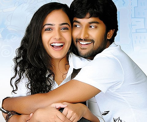 A poster of the movie 'Ala Modalaindi'.