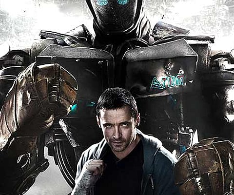 The poster of 'Real Steel'.
