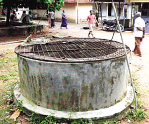 The well on the General Hospital premises|BP Deepu.