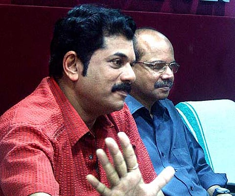 Mukesh, at a press conference (File Photo).