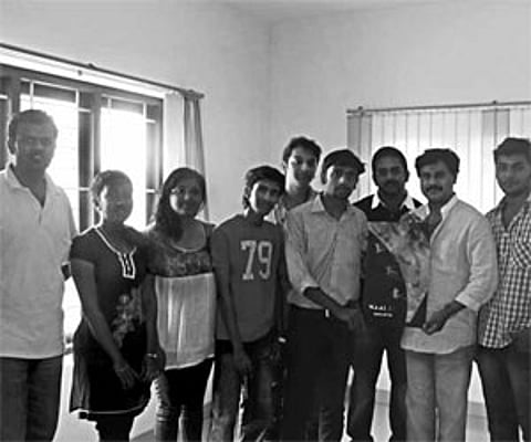 Actor Dileep releasing the logo of ‘Naalam 2012’ on NUALS campus, Kalamassery