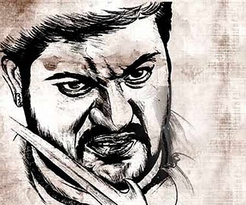 The poster of 'Dammu'.