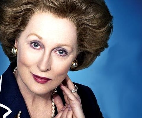 The poster of 'The Iron Lady'.