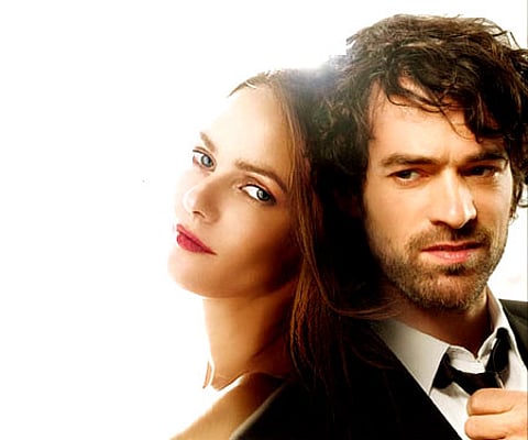 Vanessa Paradis and costar Romain Duris in 'Heartbreaker'.
