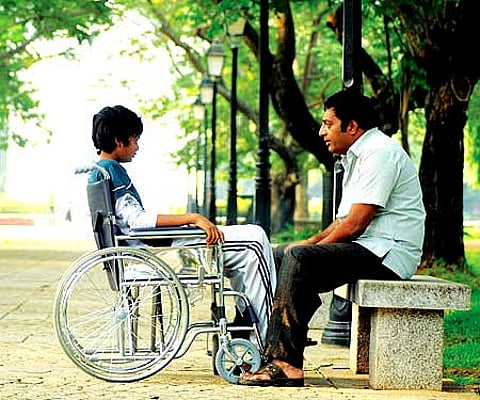 The poster of 'Dhoni'.