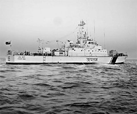 File photo of warship Chandbibi