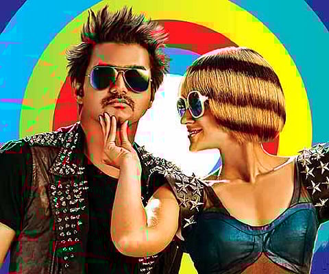 The poster of 'Nanban'.