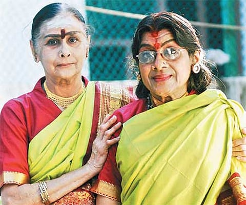 Kanchana and sister Girija | D Sampath Kumar.