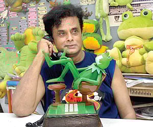 Pradeepta Kumar Nayak at the ongoing Sisir Saras crafts fair