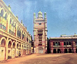 Glorious past: A file picture of the historic Chepauk Palace that was destroyed in Monday’s inferno