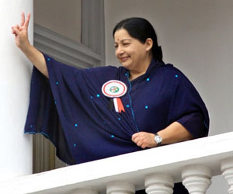 AIADMK Chief J Jayalalithaa (Express file photo)