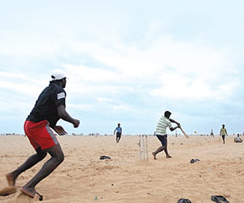 A scene at the Palavakkam beach close to where the project will be situated | Express Photo