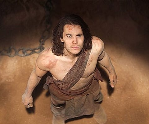 Taylor Kitsch is shown in a scene from 'John Carter'. (AP Photo/Disney, Frank Connor)