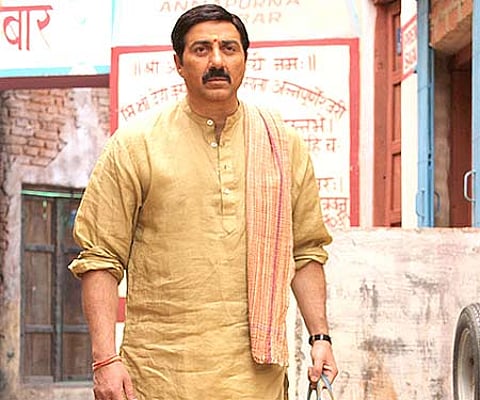 The dhoti-kurta clad Sunny Deol (Pic: IANS).