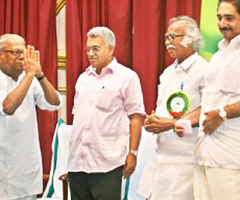 Chief Minister V S Achuthanandan, Principal Chief Conservator of Forests T M Manoharan, Ministers Ramachandran Kadannapally, N K Premachandran and Bin