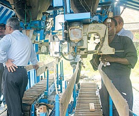 The automated fertiliser bagging unit procured by the Cochin Port