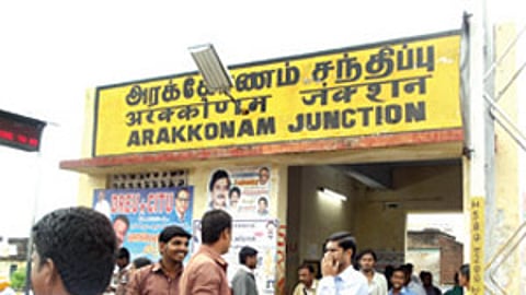 Arakkonam Railway Station.