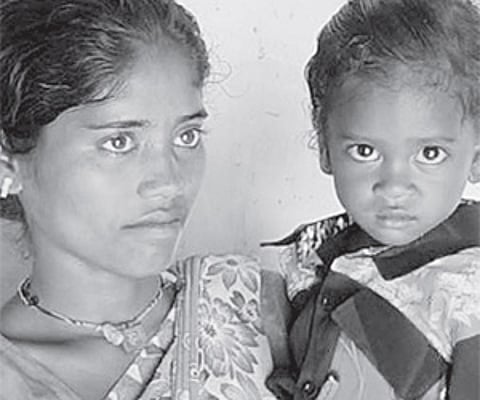 Joy in a makeshift house.
