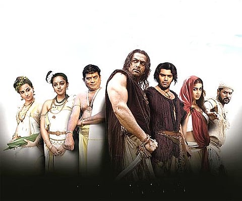 The poster of 'Urumi'.