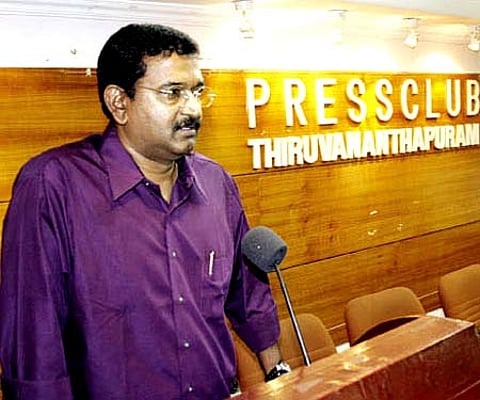 Filmmaker Blessy at the Press Club in Thiruvananthapuram- Express Photo/File.