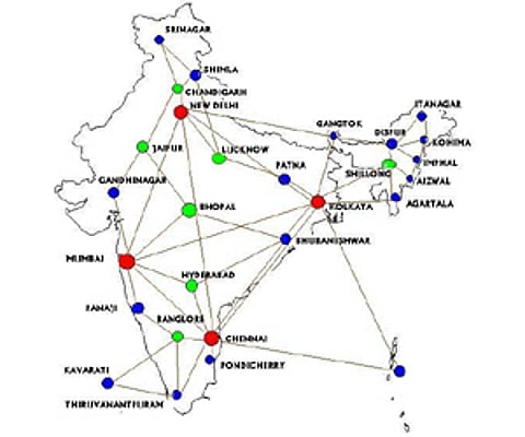 Distorted map of India (IANS photo)