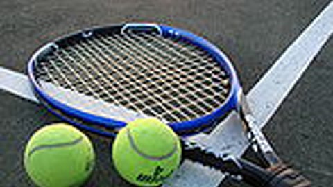 Tennis racquets.