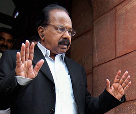 Union Law Minister Veerappa Moily (PTI file photo)