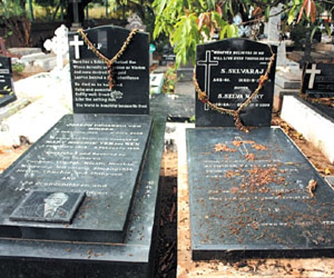 Nostalgia at Quibble island cemetery