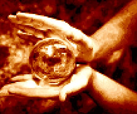 Through a crystal clearly