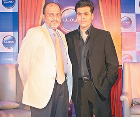 Nipun Singhal, President — Lloyd Group, with Karan Johar