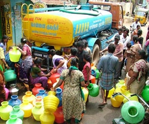 Metrowater tanker (file photo from ENS)