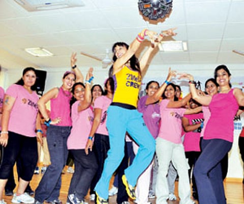 Zumba for fun, fitness