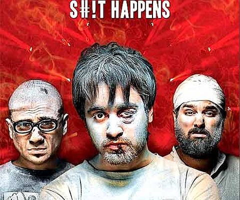 The poster of 'Delhi Belly'.