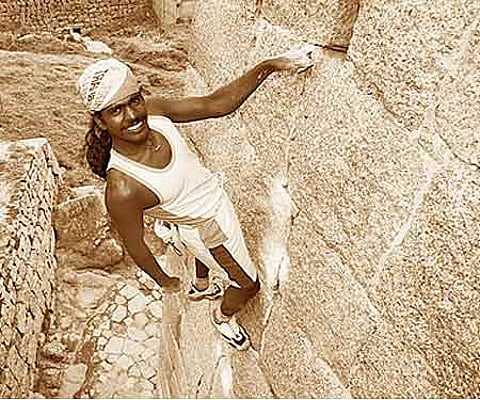 Jyothi Raj, the Indian Spiderman.