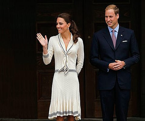 Prince William and his wife Kate, the Duke and Duchess of Cambridge, during their Royal Tour of Canada (AP Photo/Robert F. Bukaty).