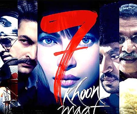 The poster of '7 Khoon Maaf'.