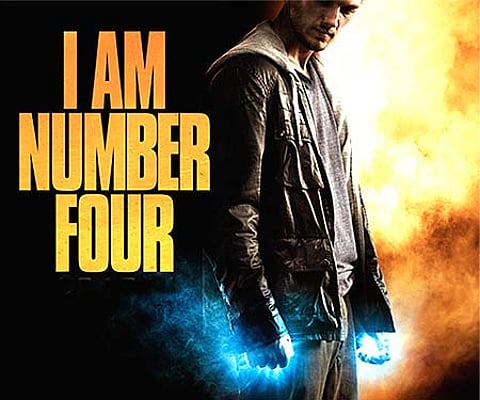 The poster of 'I Am Number Four'.