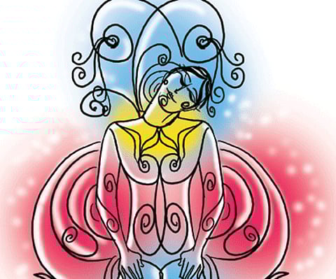 Relax your neck and shoulders