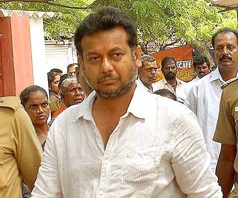 Sun Network COO Hansraj Saxena returns after appearing at Egmore Court in Chennai - Express Photo.