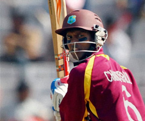 Veteran West Indies batsman Shivnarine Chanderpaul in action (PTI file photo)